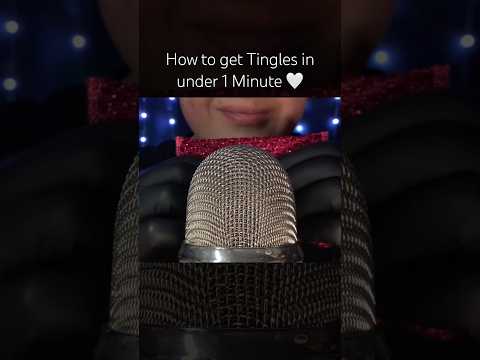 How to get Tingles in under 1 minute!! 🤍 #asmr