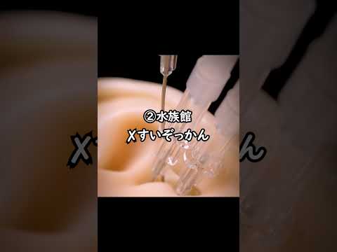 【正直に】キミ、この漢字読み方間違えてないよね❓️　#asmr