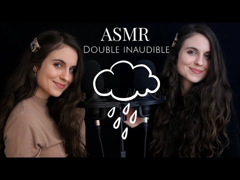 ASMR FRANCAIS 🌙 - 🌧 Double inaudible : pour 2x plus de chances de dormir ! (+ Mouth sounds) 🌧