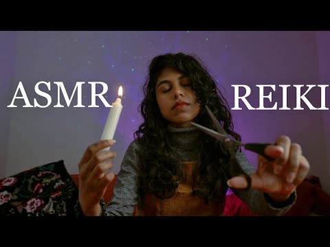 ASMR Reiki | Cord Cutting & Energy Pulling | Negative Energy Removal, Healing, Balancing & Tarot