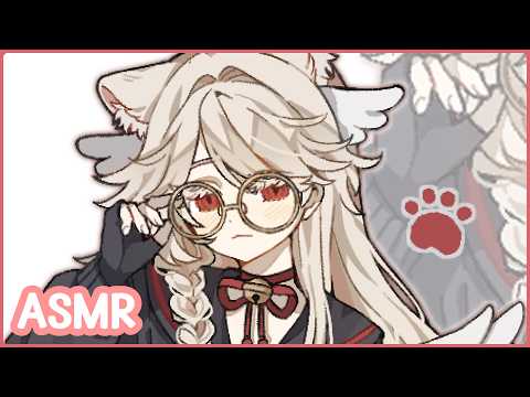 [ASMR ໒꒱] chaotic catgirl fails to take care of you...? ♡ (mouth sounds, heartbeats, whispers)