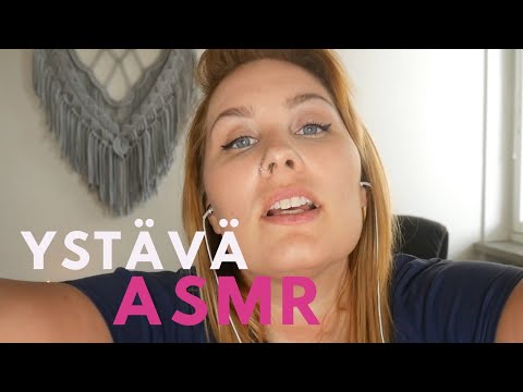 ASMR SUOMI - RENTOUTTAVA YSTÄVÄ ROLEPLAY -  PÄÄHIERONTAA JA SILITTELYÄ