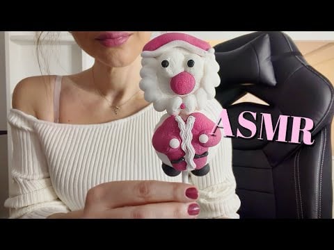 ASMR| Eating MARSHMALLOW SANTA 🎅🏻🍭 (No Talking)