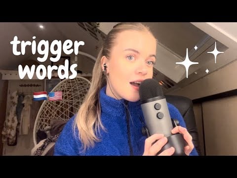 asmr | trigger words in dutch & english!!