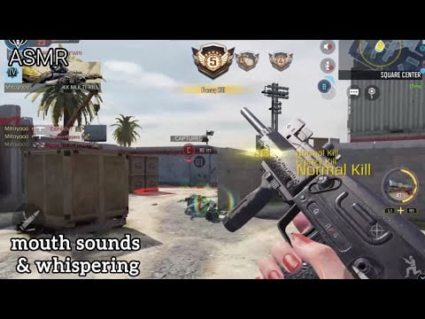 [ASMR COD Mobile] playing ranked in the morning ♡ controller & mouth sounds