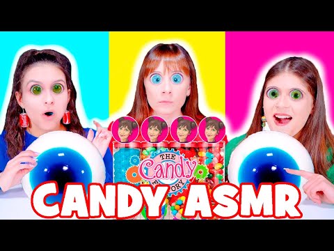 ASMR Eating Sounds Candy Machine Challenge 푸드 챌린지