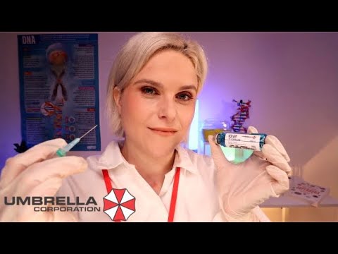 ASMR Umbrella Corporation T-Virus Trial: Check Up & Vaccine | Resident Evil RP