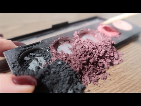 ASMR DESTRUINDO MAQUIAGENS | DESTROYING MAKEUP NO TALKING