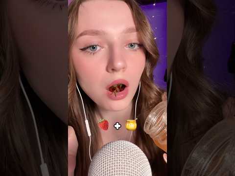 🍓+ 🍯 #asmr #asmrsounds #asmrrelax #asmrtingles #asmrwhispers #asmrsleep #relax #tingles #whispers