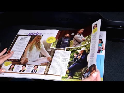 ASMR - Magazine Flip Through | Page Turning, Reading, etc