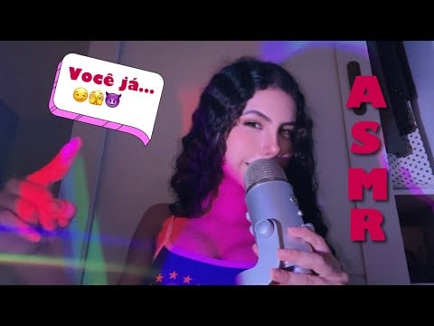 ASMR TE FAZENDO PERGUNTAS INTIMAS 