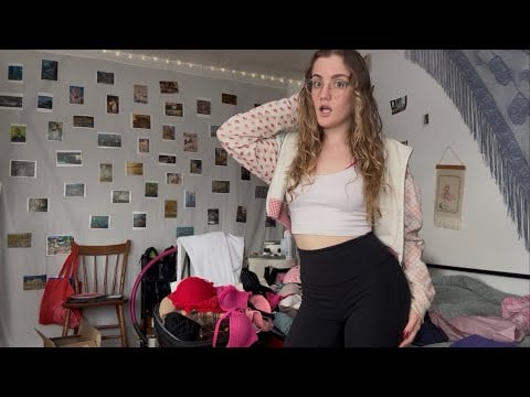 pack with me! ASMR Fabric Scratching Personal Attention (smh this got demonetized… i need ur help)