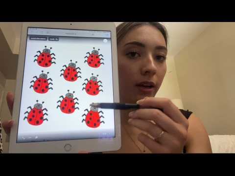 spot the difference / odd one out 💖🐞💖💖 ~ soft spoken, lofi, iPad asmr
