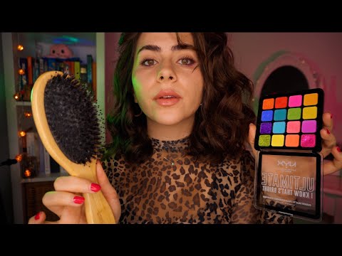 ASMR du siehst müde aus, ich schmink dich mal für eine Party ✨ (Personal Attention)