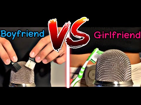 ASMR battle with my boyfriend