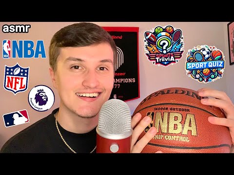 ASMR | Relaxing but HARD Sports Quiz 🏀⚽️ (whisper ramble)