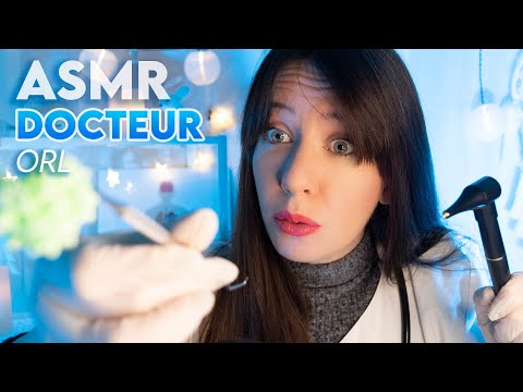 ASMR FR | Roleplay médical 👩🏻‍⚕️ ORL - Examen des oreilles