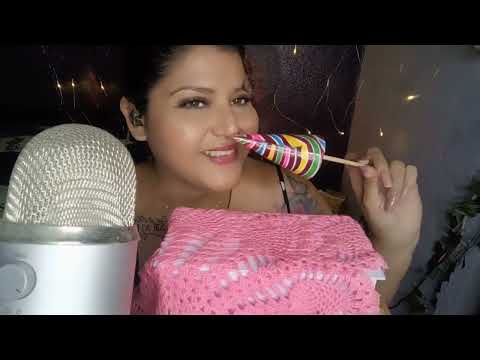 ASMR Comiendo paleta piruleta 🍭 