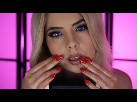 ASMR Oil Massage With Breathing Sounds 🔴 Close-up with eye contact | 4k