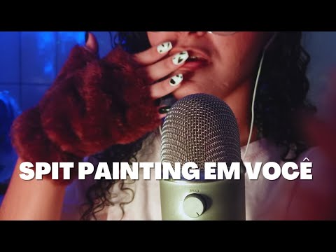 ASMR BANHO DE GATO | SPIT PAINTING