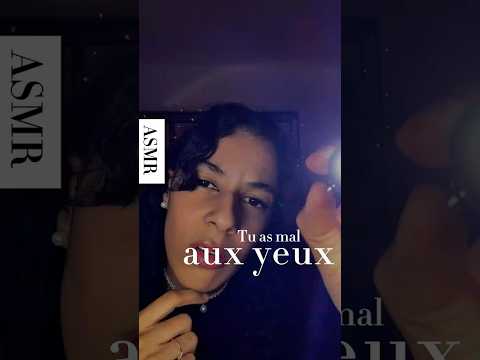 ASMR RP - Tu as mal aux yeux #asmrfr #roleplay #asmr #relax