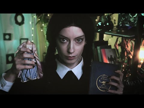 ASMR 💀 YOU are Wednesday Addams' Secret Weapon 🔪⚰️ Plan the Ultimate Trap for Pugsley!