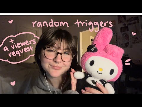 asmr | random trigger assortment + a viewer request!! 🍊