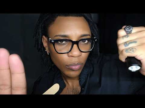 ASMR But The Cranial Nerve Exam is Intense (Close Visuals)