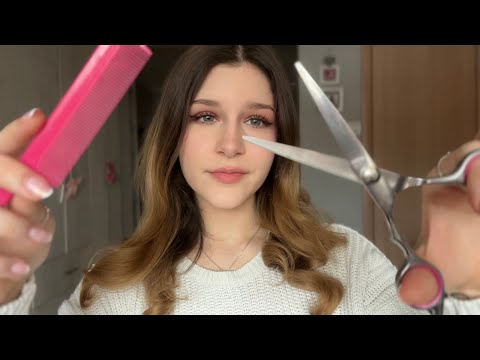 ASMR giving you a haircut 💇🏻‍♂️✂️ softspoken