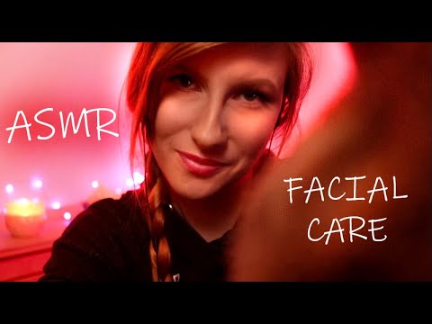 Facial care ASMR (oil, massage, cleaning, spa treatment, skin care, personal attention)