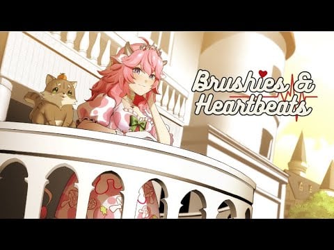 [3DIO ASMR] Brushing and Heartbeats (VTuber)