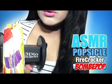 ASMR Popsicle Eating Sounds! 3DIO BINAURAL