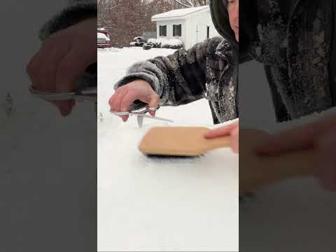 ASMR Barbershop Snow Haircut ASMR #asmr