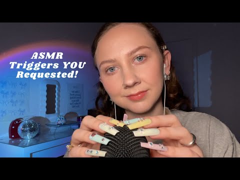 ASMR Triggers YOU Requested! 🫵🏼🥂 x marks the spot, tapping, hand sounds, disco ball, no mouth sounds