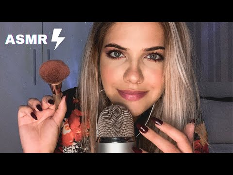 ASMR durma AQUI em 3 minutos! Soninho rápido | Fast make up!