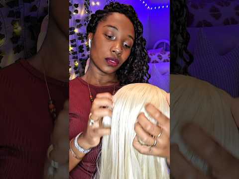 ASMR - mexendo no seu cabelo com sons relaxantes de Anéis #asmr #shorts #shortvideo #asmrcabelo