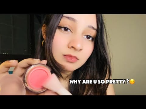 (ASMR) Jealous Girl gives you a Haircut and makeover✂️(worst makeover😭)