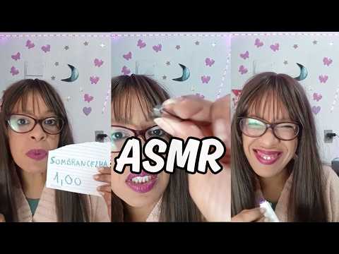 Fazendo sua sobrancelha POR 1,00 e ficou linda #asmr  #asmrbrasil  #humor