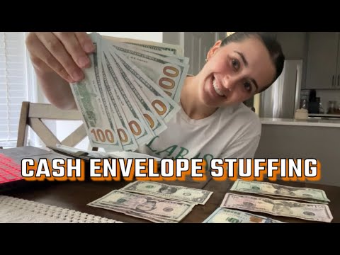 ASMR Budget with Me - Cash Stuffing 💰(FULL PAY TRANSPARENCY)