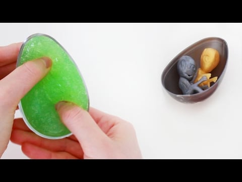 Satisfying ASMR Alien slime poking