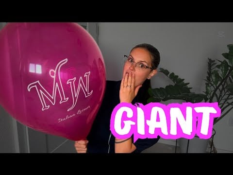 How Big Can This Balloon Get? ASMR Blowing Pink Balloon 🎈🩷