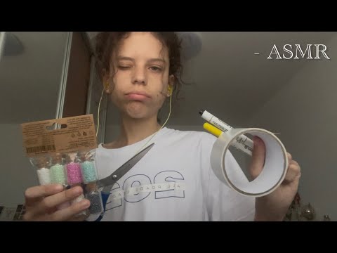 [ASMR] Arts and Crafts🖌️🧵*during a storm
