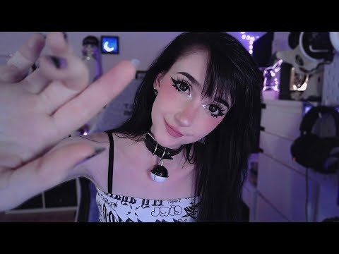 ASMR ☾ can my touches make you sleepy? 💕😴 face touching, rambling, tracing