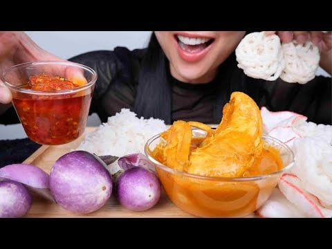 INDONESIAN FOOD (ASMR EATING SOUNDS) NO TALKING | SAS-ASMR