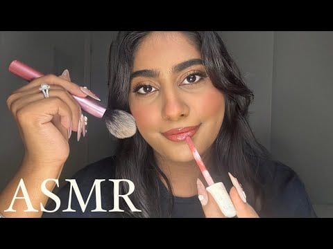 ASMR GRWM (Get Ready With Me) | Skincare, Makeup, Face Touching, Whispering, Personal Attention