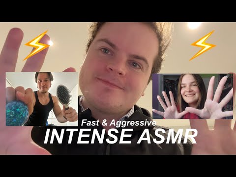 ASMR Fast & Aggressive INTENSE LOFI TRIGGERS