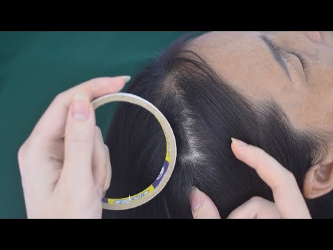 ASMR Focus Scratching Scalp, No Talking Hair Play, Hair Parting For Relaxation