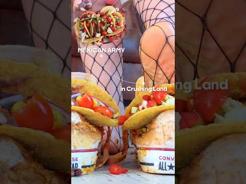 Barefoot Pea vs. Mexican Food! Crushing in Converse Sneakers! Oddly Satisfying ASMR