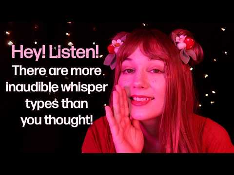 ✨5 types of inaudible whispers that will knock your socks off then put them back on (it's cold)✨asmr