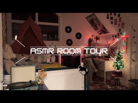 asmr cozy room tour (clicky voiceover)